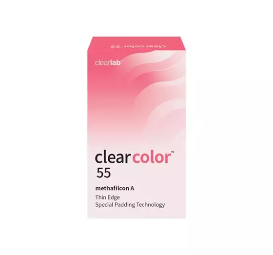 CLEARLAB CLEARCOLOR 55 CLOUD FARBIGE MONATSLINSEN 2 STÜCK