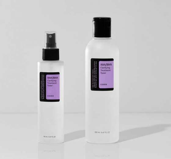 COSRX AHA BHA CLARIFYING TREATMENT TONER MIT NATÜRLICHEN SÄUREN AHA BHA 280ML