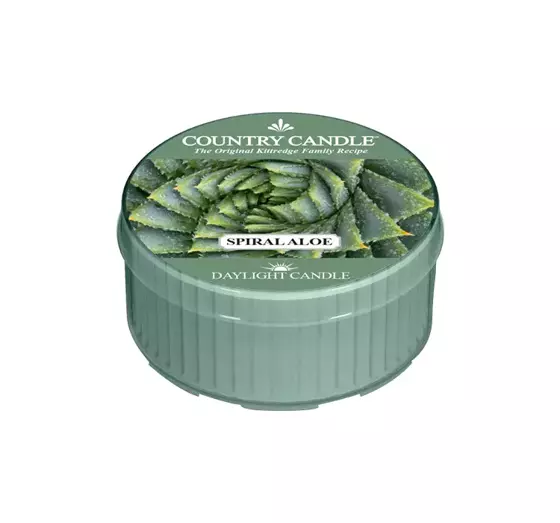 COUNTRY CANDLE DAYLIGHT DUFTKERZE SPIRAL ALOE 42G