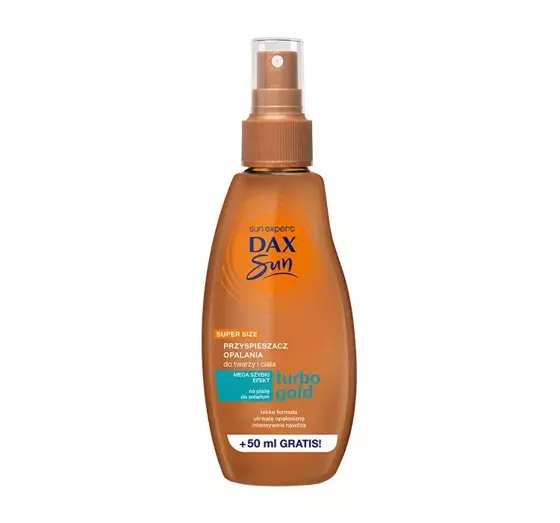 DAX SUN BRÄUNUNGSBESCHLEUNIGER FÜR GESICHT UND KÖRPER TURBO GOLD 200ML