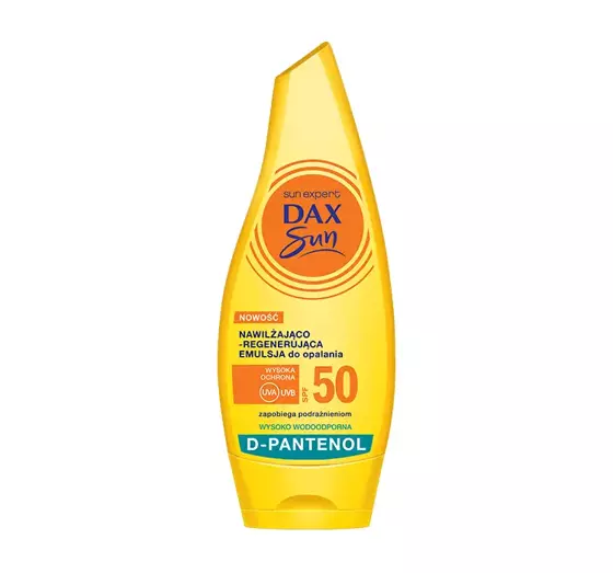 DAX SUN FEUCHTIGKEITSSPENDENDE UND REGENERIERENDE SONNENLOTION SPF 50 175ML