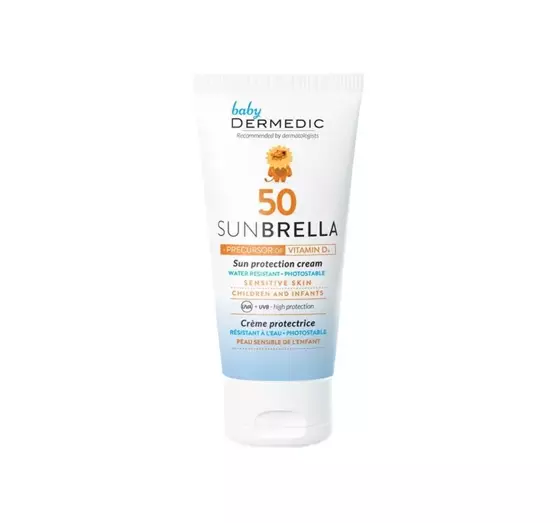 DERMEDIC BABY SUNBRELLA SCHÜTZENDE CREME FÜR KINDER UND BABYS SPF50 50ML