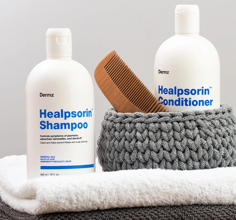 DERMZ LABORATORIES HEALPSORIN SHAMPOO FÜR HAAR UND KOPFHAUT MIT ENTZÜNDUNGEN 500ML