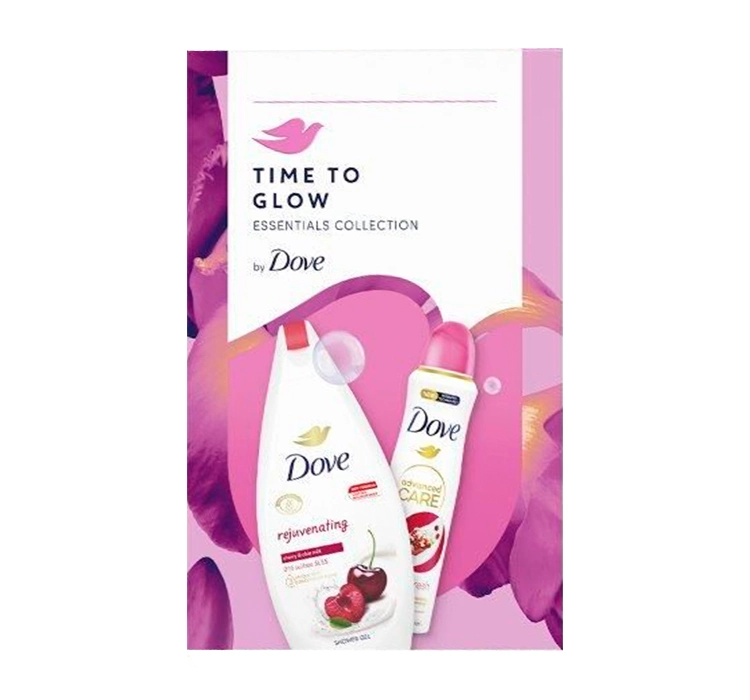 DOVE TIME TO GLOW PFLEGE SET GEL 250ML + ANTITRANSPIRANT 150ML