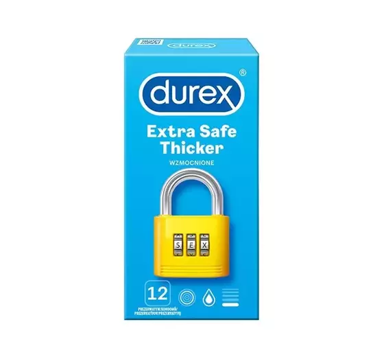 DUREX EXTRA SAFE THICKER KONDOME 12 STÜCK