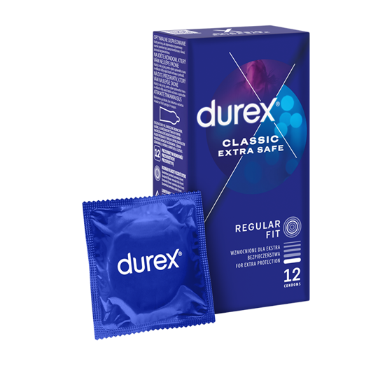 DUREX EXTRA SAFE THICKER KONDOME 12 STÜCK