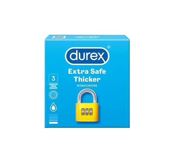 DUREX EXTRA SAFE THICKER KONDOME 3 STÜCK