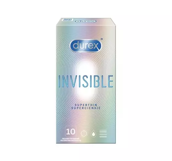 DUREX INVISIBLE SUPER THIN KONDOME 10 STÜCK