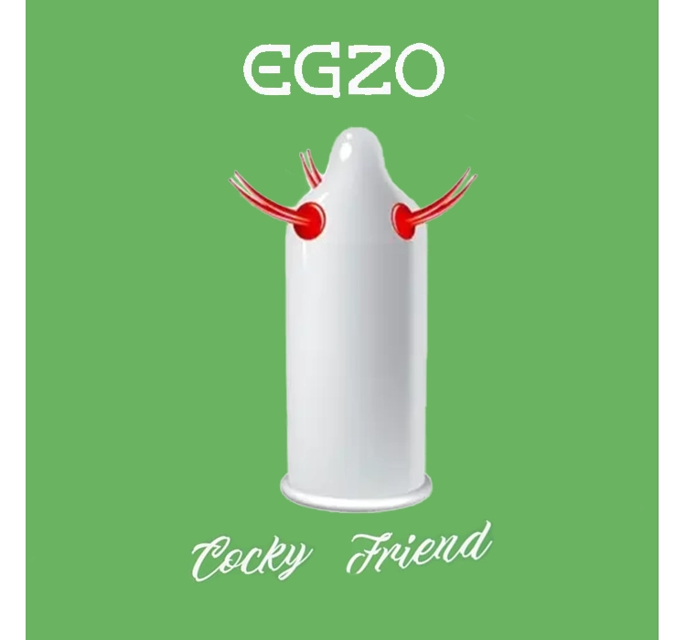 EGZO STIMULIERENDES KONDOM MIT NOPPEN COCKY FRIEND SOFT 1 STÜCK