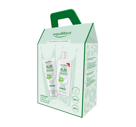 EQUILIBRA ALOE GESCHENKSET ZUR HAARPFLEGE SHAMPOO + CONDITIONER