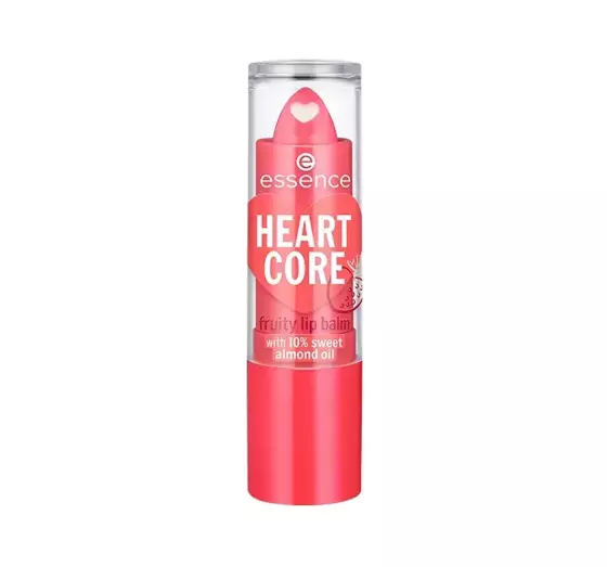 ESSENCE HEART CORE FRUITY LIP BALM FRUCHTIGER LIPPENBALSAM 02 SWEET STRAWBERRY 3G