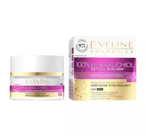 EVELINE BIOBAKUCHIOL GLÄTTENDE ANTI-FALTEN-CREME 40+ 50ML