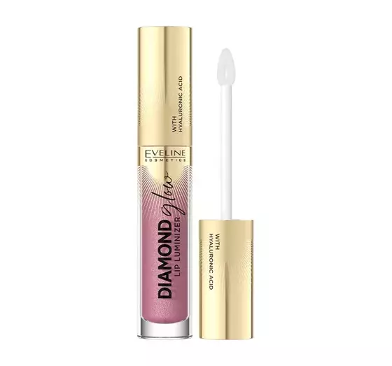 EVELINE DIAMOND GLOW LIP LUMINIZER LIPGLOSS MIT HYALURONSÄURE 05 TOFFEE 4,5ML