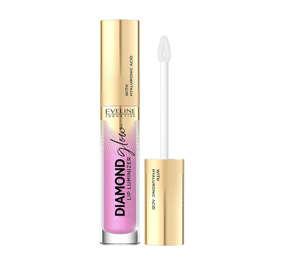 EVELINE DIAMOND GLOW LIP LUMINIZER LIPGLOSS MIT HYALURONSÄURE 10 ROSE VIOLET 4,5ML