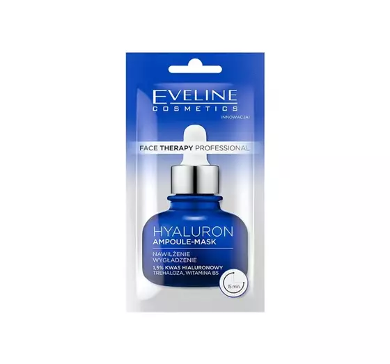 EVELINE FACE THERAPY PROFESSIONAL HYALURON FEUCHTIGKEITSSPENDEND-GLÄTTENDE MASKE 8ML