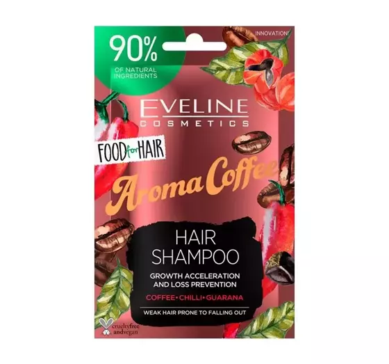 EVELINE FOOD FOR HAIR AROMA COFFEE SHAMPOO 20ML