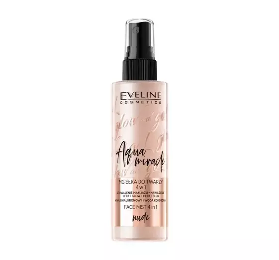 EVELINE GLOW AND GO! AQUA MIRACLE FIXING SPRAY 4IN1 NUDE 110ML