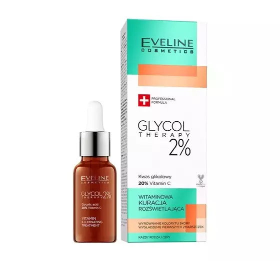 EVELINE GLYCOL THERAPY AUFHELLENDE BEHANDLUNG MIT VITAMINEN 2% 18ML