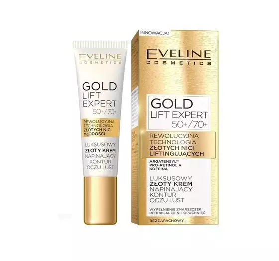 EVELINE GOLD LIFT STRAFFENDE CREME FÜR AUGEN UND LIPPEN 15 ML