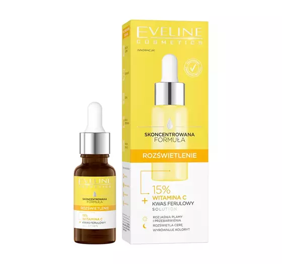 EVELINE KONZENTRIERTE FORMEL AUFHELLENDES SERUM FÜR GESICHT HALS UND DEKOLLETEE 18ML 