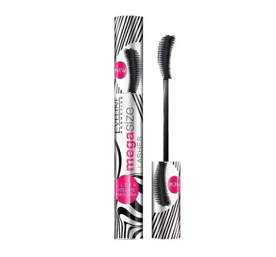 EVELINE MEGA SIZE LASHES MASCARA WIMPERNTUSCHE SCHWARZ BLACK 10 ML