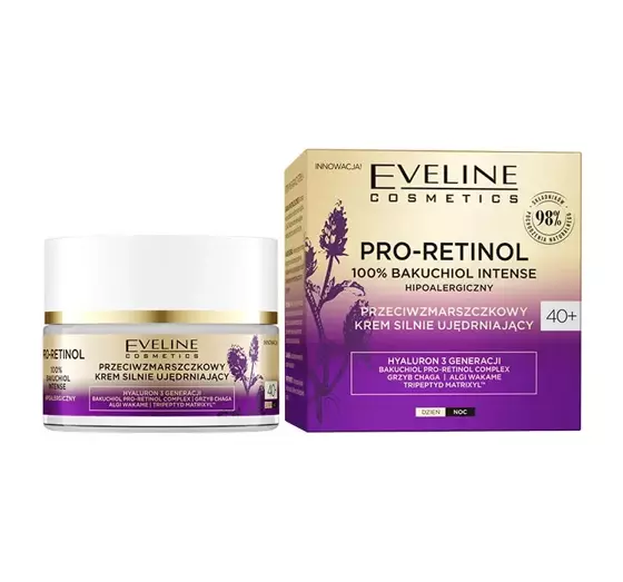 EVELINE PRO-RETINOL 100% BAKUCHIOL STRAFFENDE ANTI-FALTEN-CREME 40+ 50ML