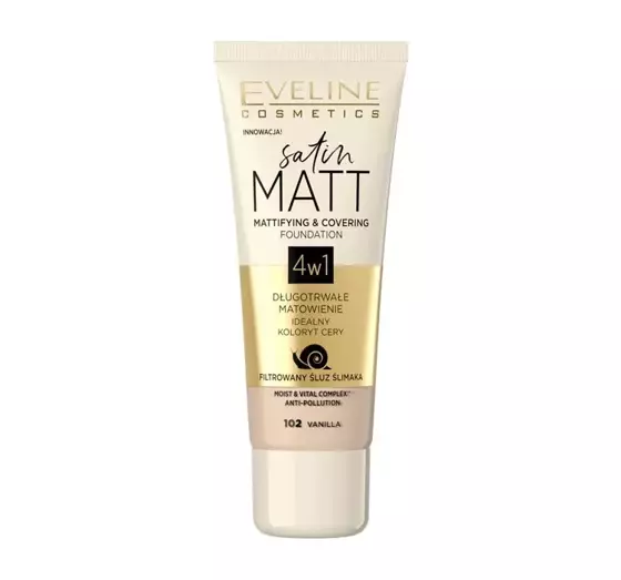 EVELINE SATIN MATT MATTIERENDE GRUNDIERUNG 102 VANILLA 30ML