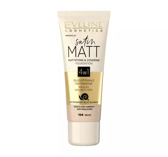 EVELINE SATIN MATT MATTIERENDE GRUNDIERUNG 104 BEIGE 30ML