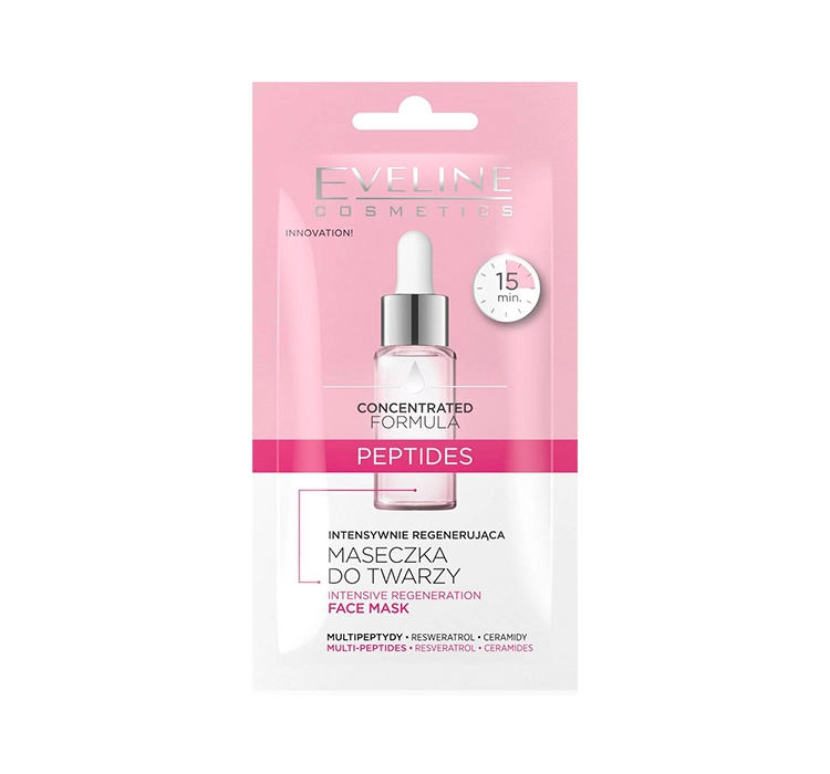 Eveline Concentrated Formula Peptides Intensiv regenerierende Gesichtsmaske 8ml