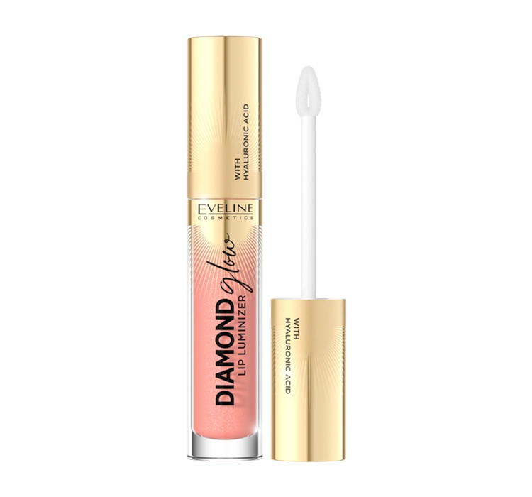 Eveline Diamond Glow Lip Luminizer Lip Gloss 13 Peach Fuzz 4,5ml