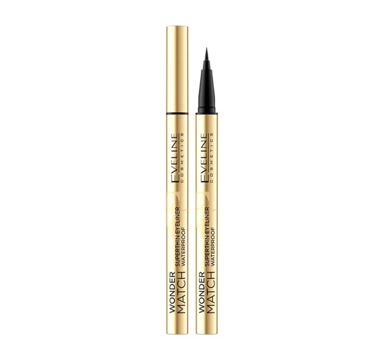 Eveline Wonder Match wasserfester Eyeliner Deep Black