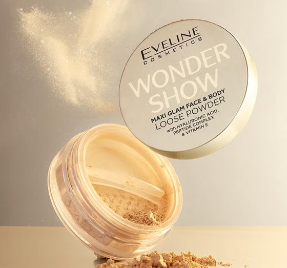 Eveline Wonder Show Loser Puder für Gesicht und Körper Maxi Glam 6g