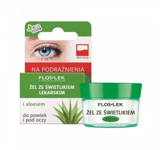 FLOSLEK AUGEN UND AUF AUGENLIDER AUGENTROST + ALOE 10G