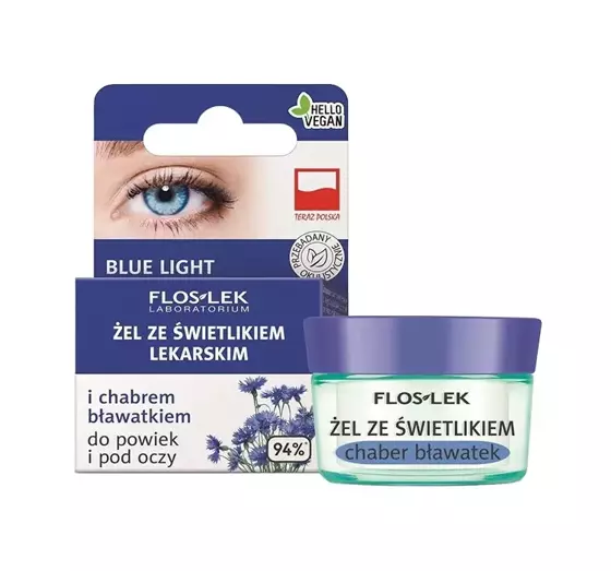 FLOSLEK GEL FÜR AUGEN UND AUF AUGENLIDER AUGENTROST + KORNBLUME 10G