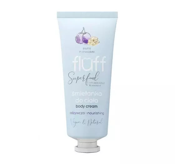 FLUFF FEUCHTIGKEITSSAHNE FÜR KÖRPER PFLAUME IN SCHOKOLADE 150 ML