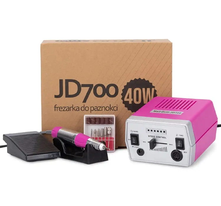 FRÄSMASCHINE FÜR DIE PEDIKÜRE UND MANIKÜRE JD700 35W ROSA