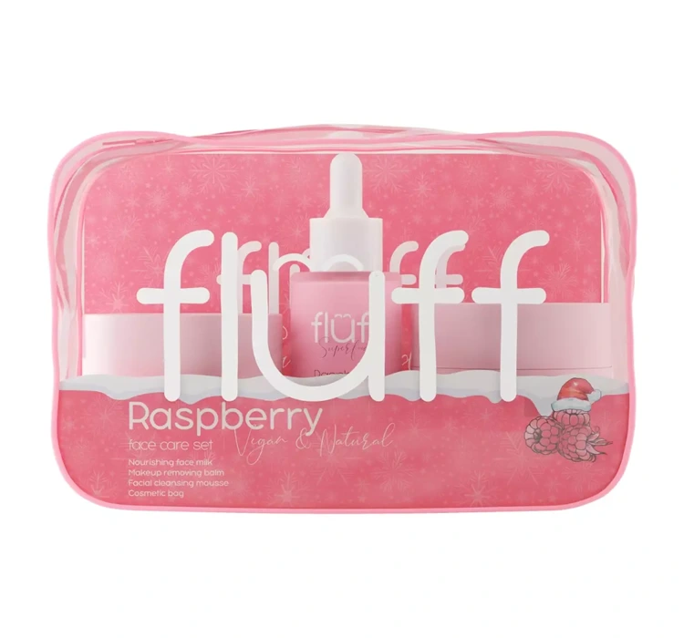 Fluff Raspberry Geschenkset zur Gesichtspflege