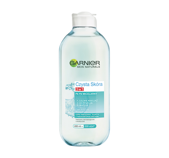 GARNIER 3IN1 MIZELLENWASSER CLEAN SKIN 400ML