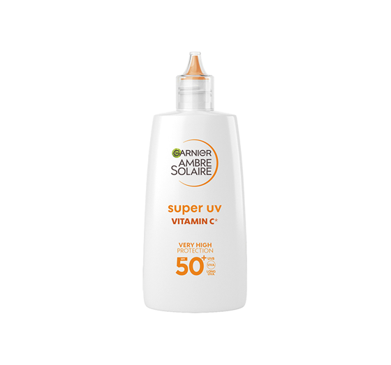 GARNIER AMBRE SOLAIRE SUPER UV VITAMIN C FLUID GEGEN VERFÄRBUNGEN SPF50+ 40ML