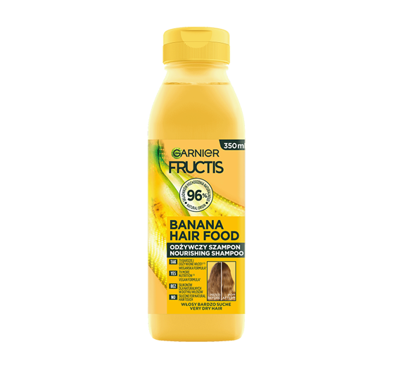 GARNIER FRUCTIS BANANA HAIR FOOD NÄHRENDES SHAMPOO 350ML