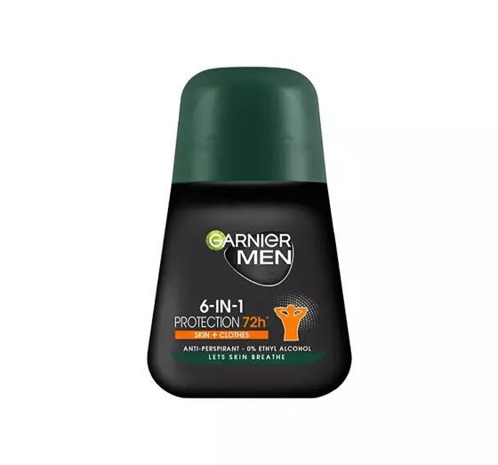 GARNIER MEN 6 IN 1 PROTECTION 72H ANTITRANSPIRANT ROLL-ON FÜR MÄNNER 50ML