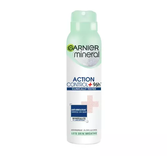 GARNIER MINERAL ACTION CONTROL+ 96H ANTITRANSPIRANT SPRAY FÜR FRAUEN 150ML