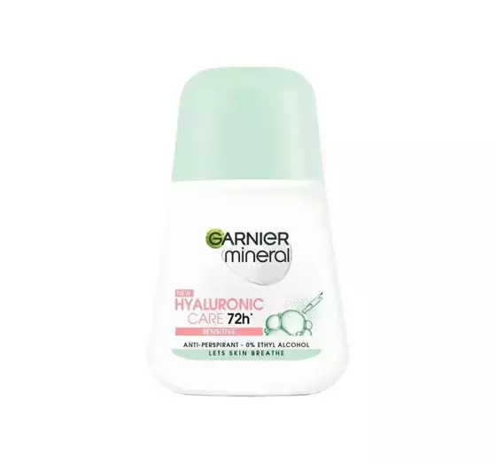 GARNIER MINERAL HYALURONIC CARE 72H SENSITIVE ANTITRANSPIRANT ROLL-ON 50ML