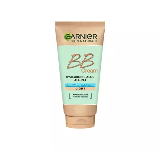 GARNIER SKIN NATURALS HYALURONIC ALOE ALL-IN-1 FEUCHTIGKEITSSPENDENDE BB CREME LIGHT FÜR FETTIGE UND GEMISCHTE HAUT 50ML