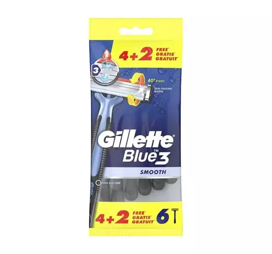 GILLETTE BLUE 3 EINWEGRASIERER 6 STÜCK