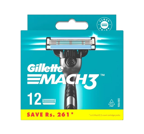 GILLETTE MACH3 ERSATZKLINGEN 12 STÜCK