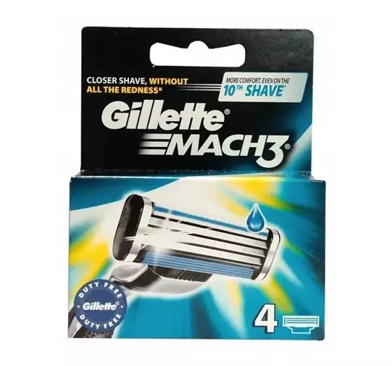 GILLETTE MACH3 ERSATZKLINGEN 4 STÜCK