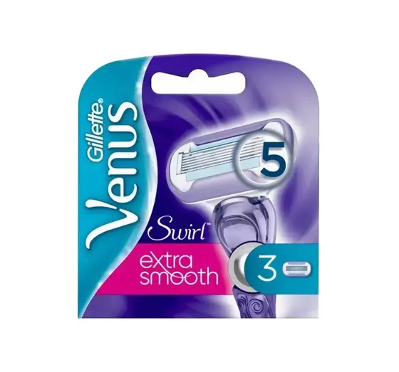 GILLETTE VENUS SWIRL EXTRA SMOOTH ERSATZKLINGEN FÜR FRAUENRASIERER 3 STÜCK