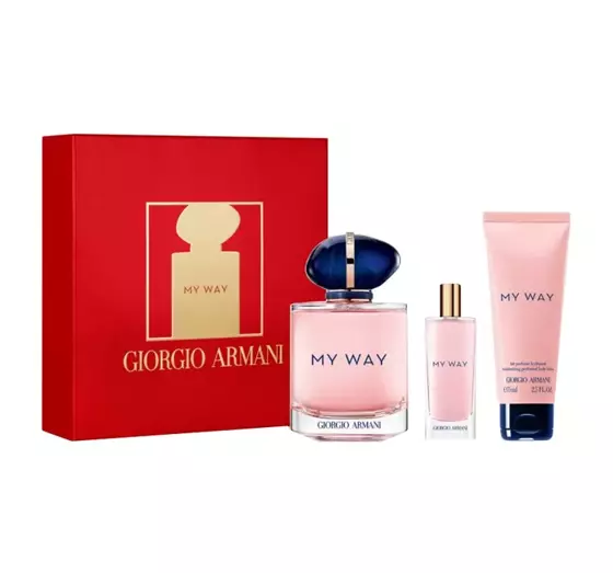 GIORGIO ARMANI MY WAY EDP SPRAY 90ML + 15ML + BL 75ML SET