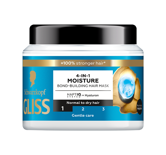 GLISS 4-IN-1 MOISTURE HAARMASKE 400ML